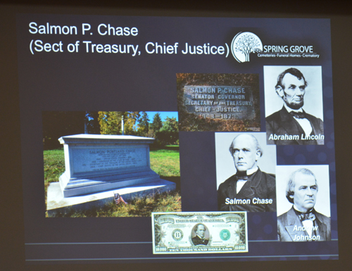 Salmon P. Chase was Chief Justice of the Supreme Court under Lincoln.