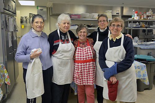 The NHS Kitchen staff who made the lunch