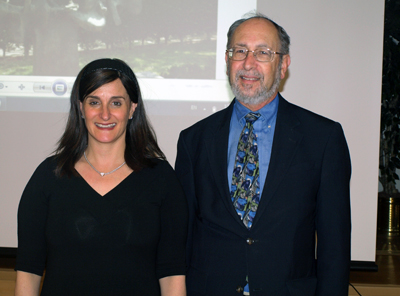 Dr. Ronna Schneider and Rabbi Barnard.