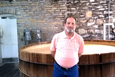 Joe Lazear at the Woodford Reserve Distillery.
