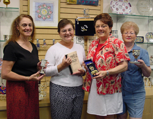 Sisterhood members in Gift Shop