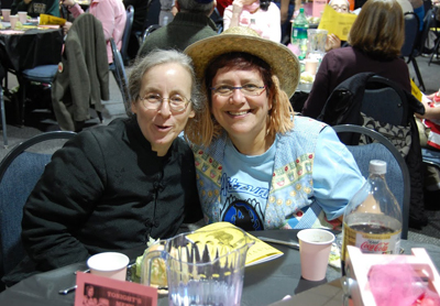 Carol Hershensom and Mindy Nemoff