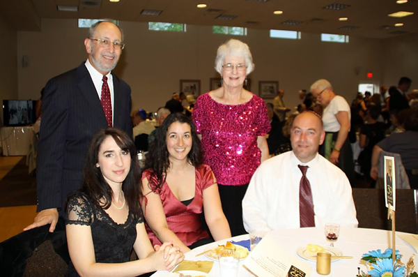 Rabbi Barnard and his family