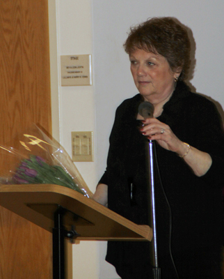 Sandy Richards spoke about her experiences with Renee at the synagogue.